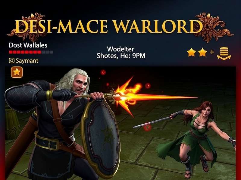 Desi Mace Warlord combat scene